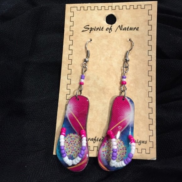 Spirit of Nature Jewelry - Flip Flop Earrings